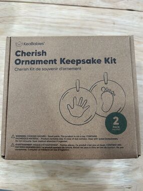 KeaBabies Cherish Ornament Keepsake Kit - Kraft Brown
